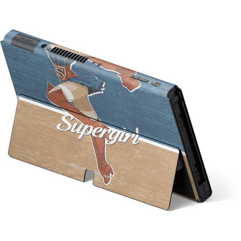 DC Comics Bombshells Supergirl Nintendo Switch OLED (2021) Skin